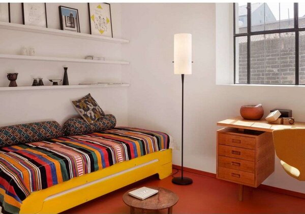 Stojacie Lampa Serien Lighting, Čierna, Obývacia izba, Kov