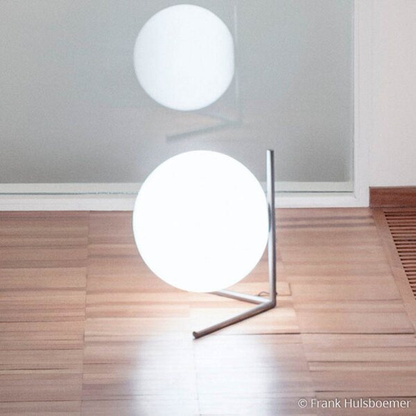 Stolové Lampa FLOS, IC, stmievateľné, Metalická, Obývacia izba, Sklo, Dizajnový