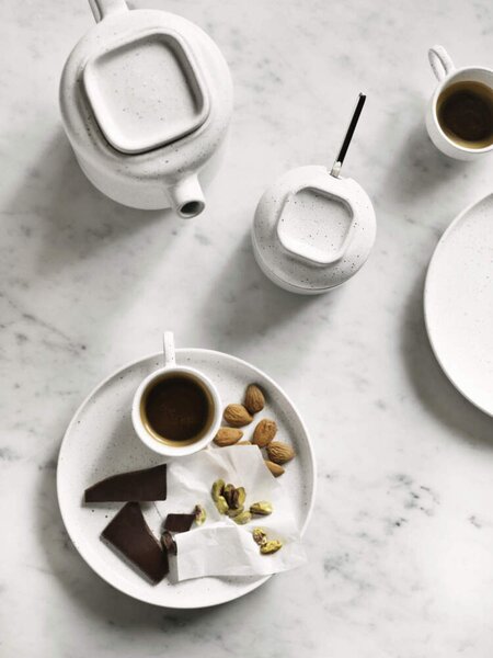 Bolia Cukornička Forma Sugar Jar, white