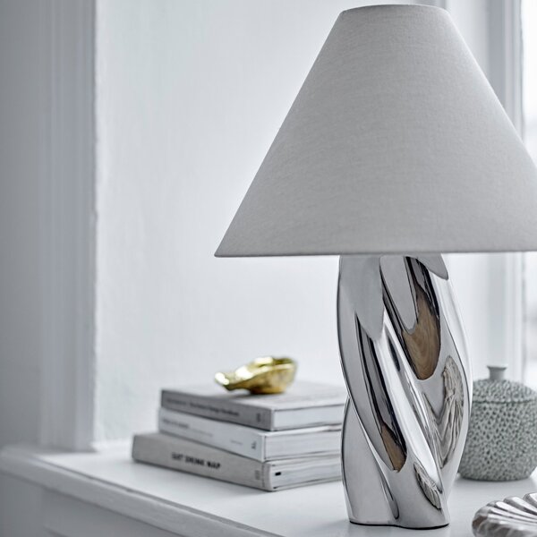 Stolové Lampa Bloomingville, Silva, Metalická, Obývacia izba, Keramika, Moderný