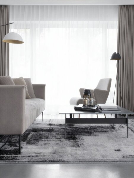 Dekorstudio Moderný koberec ASIA3 – sivý Rozmer koberca: 160x230cm