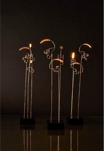Stolové Lampa DCW, Čierna, Kov