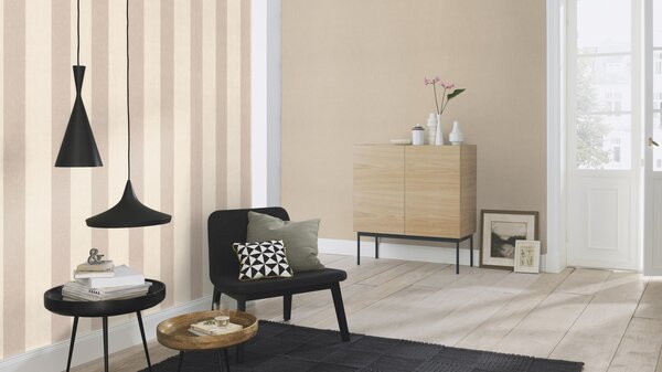 RASCH | Vliesová tapeta na stenu Florentine 484540 | 0,53 x 10,05 m | hnedá, béžová