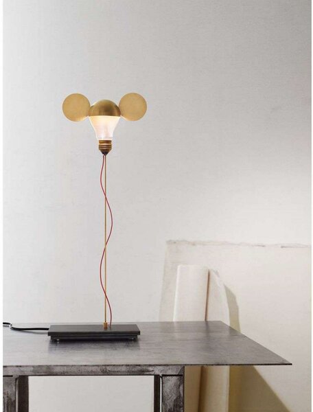 Stolové Lampa Ingo Maurer, stmievateľné, Zlatá / Mosadz, Obývacia izba, Kov