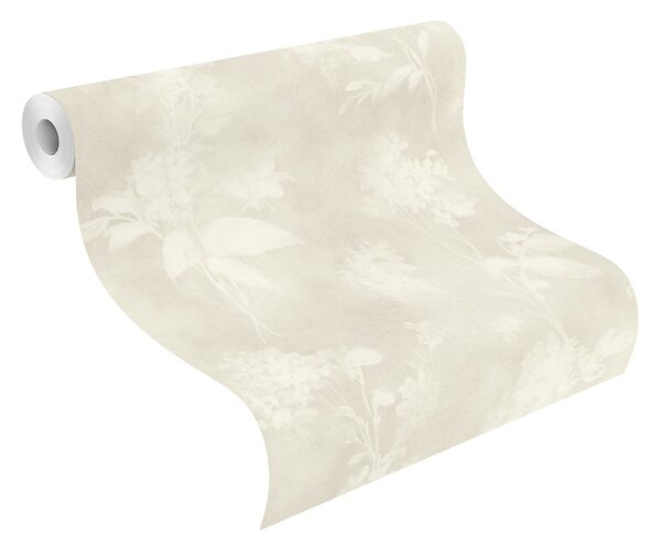 RASCH | Vliesová tapeta na stenu Florentine 481457 | 0,53 x 10,05 m | biela, šedá