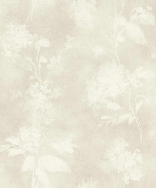 RASCH | Vliesová tapeta na stenu Florentine 481457 | 0,53 x 10,05 m | biela, šedá