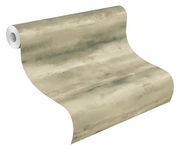 RASCH | Vliesová tapeta na stenu Florentine 481655 | 0,53 x 10,05 m | zelená, béžová
