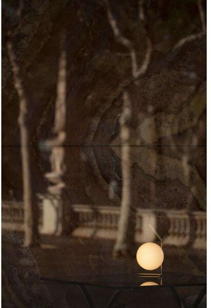 Stolové Lampa FLOS, stmievateľné, Zlatá / Mosadz, Obývacia izba, Kov