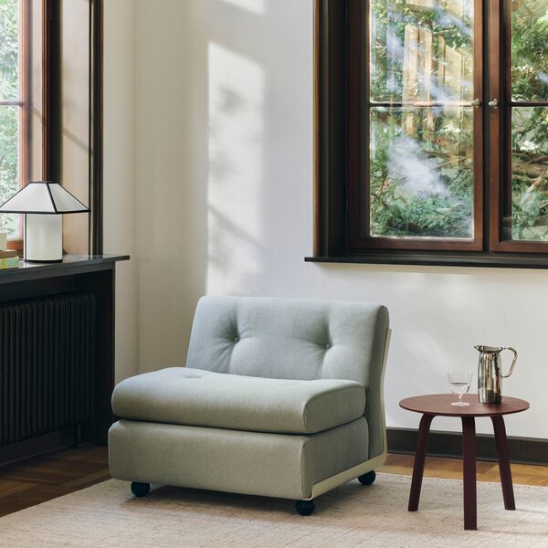Odkladací stolík Bella Ø45 x 39, Blue Charcoal – HAY