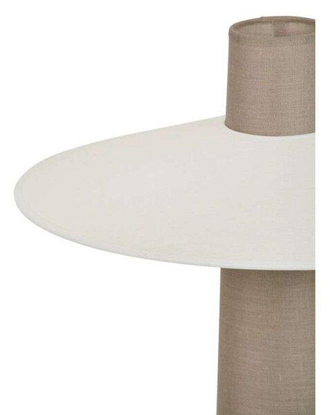 Stojacie Lampa Forestier, Thésée, Biela, Obývacia izba, Tkanina / Textil, Boho