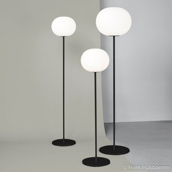 Stojacie Lampa FLOS, Glo-Ball F1, stmievateľné, Biela, Obývacia izba, Sklo, Dizajnový