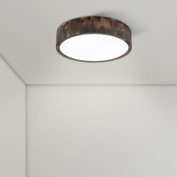 Brilagi - LED Stropné svietidlo CARVALHO SMOKEY LED/36W/230V dub pr. 37,5 cm