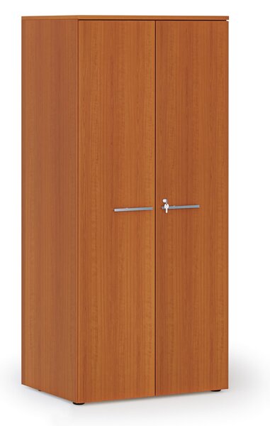 Kancelárska policová skriňa PRIMO WOOD s dverami, 1781 x 800 x 600 mm, čerešňa