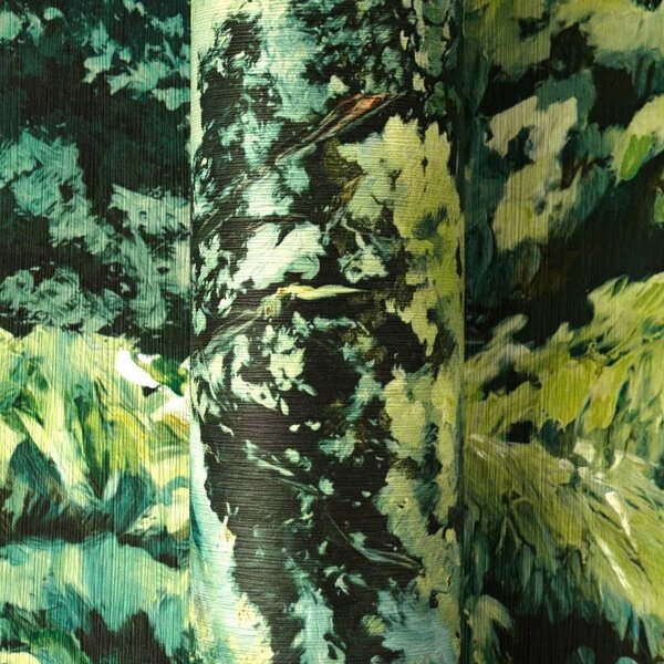 A.S. Création | Vliesová tapeta na stenu PintWalls 3 79187-7 | 0,53 x 10,05 m | zelená, vining ivy, čierna