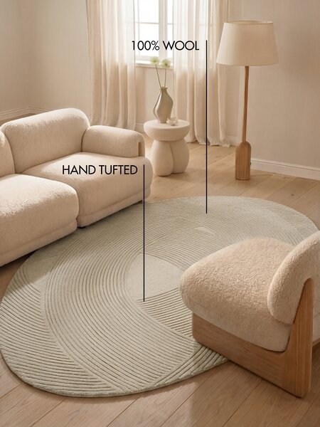 Ted Baker , Kusový koberec Kensington 106399 Creme, 120x170, biela, kancelária