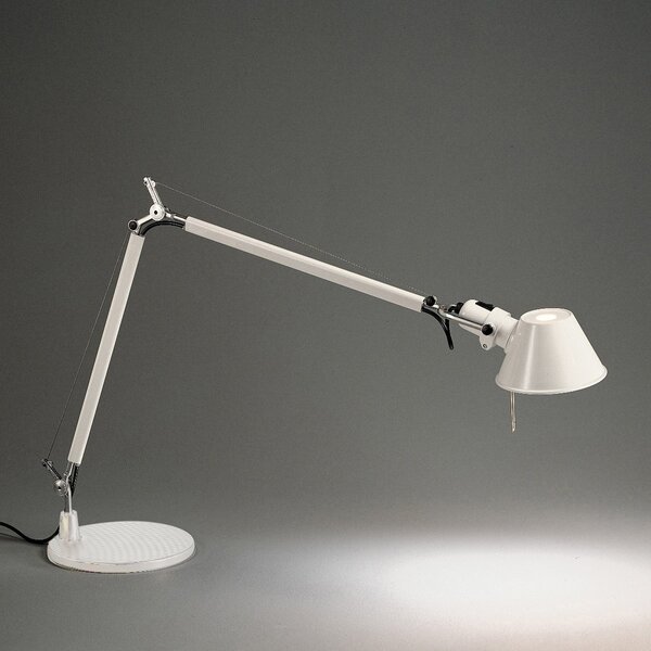 Stolové Lampa Artemide, Tolomeo, Biela, Pracovňa, Kov, Dizajnový