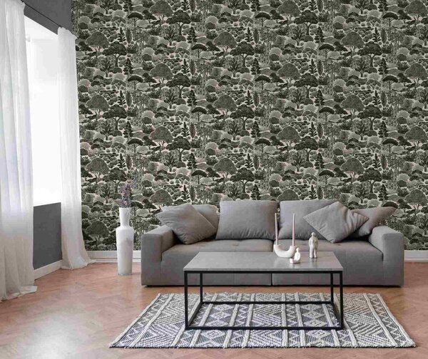 A.S. Création | Vliesová tapeta na stenu PintWalls 3 79185-3 | 0,53 x 10,05 m | biela, čierna, béžová