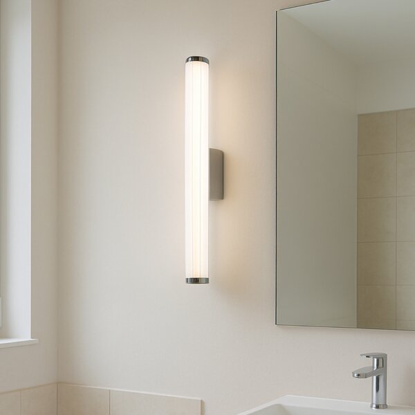 Retro nástenné svietidlo Gunmetal 60,4 cm vrátane LED IP44 - Coco