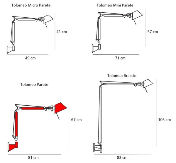 Nástenné Svietidlo Artemide, Biela, Pracovňa, Hliník, Dizajnový