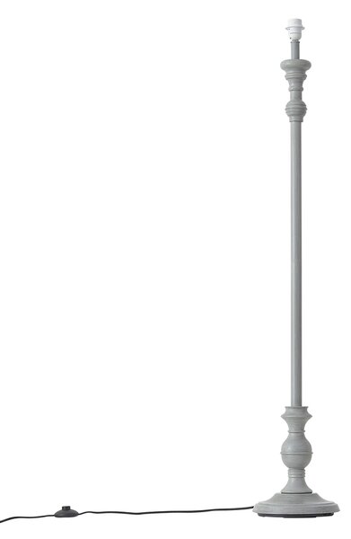Klasická stojaca lampa sivá bez tienidla - Classico