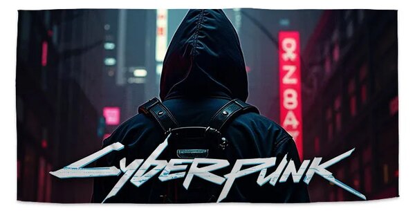 Sablio Uterák Cyberpunk 2077 Výhľad na mesto - 30x50 cm