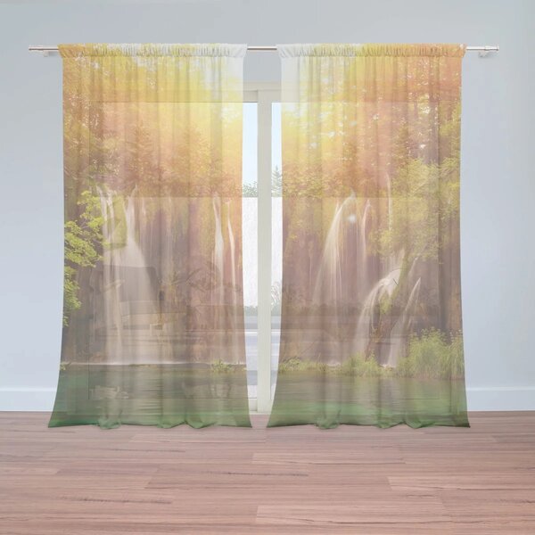 Sablio Záclony Vodopád: 2ks 150x250cm