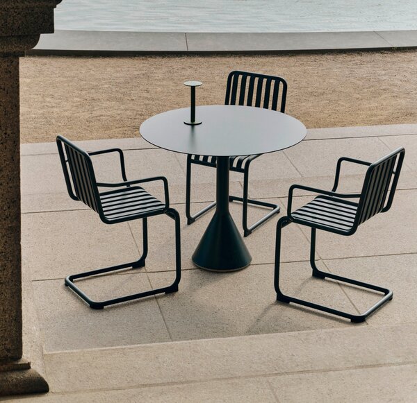 Záhradné kreslo Palissade Cantilever Lounge, Galvanised – HAY