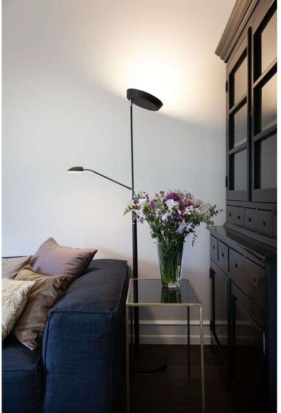 Stojacie Lampa Halo Design, stmievateľné, Zlatá / Mosadz, Obývacia izba, Kov