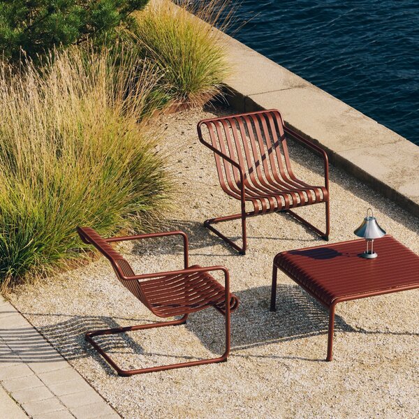 Záhradné kreslo Palissade Cantilever Lounge, Galvanised – HAY