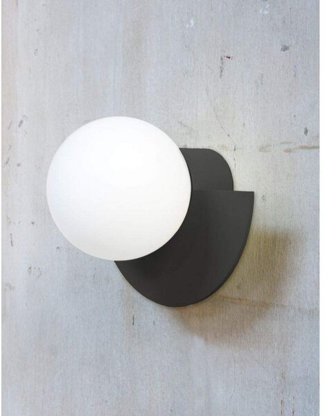 Nástenné Svietidlo Swedish Ninja, Čierna, Obývacia izba, Kov