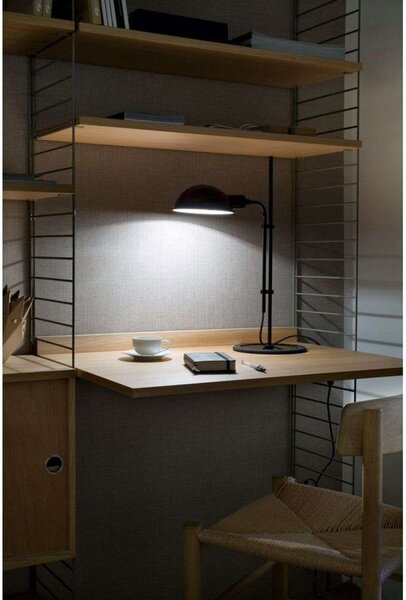 Stolové Lampa MARSET, Čierna, Obývacia izba, Kov
