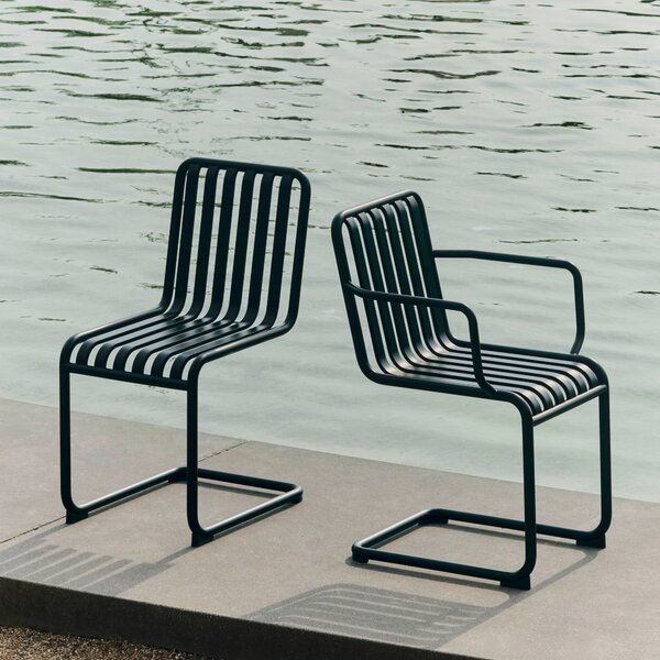 Záhradné kreslo Palissade Cantilever Lounge, Galvanised – HAY