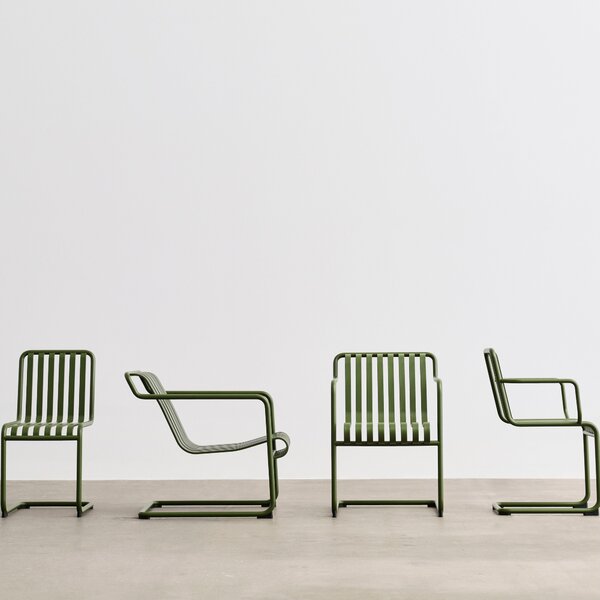 Záhradné kreslo Palissade Cantilever Lounge, Galvanised – HAY