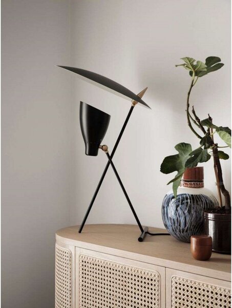 Stolové Lampa Warm Nordic, Silhouette, Čierna, Obývacia izba, Kov, Dizajnový
