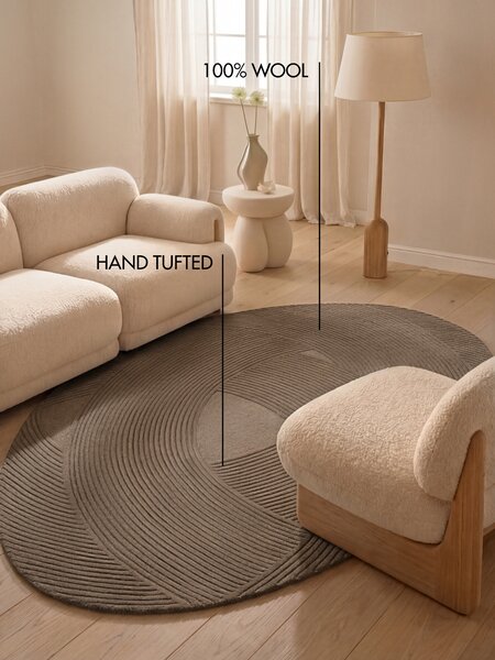 Ted Baker , Kusový koberec Kensington 106401 Braun, 120x170, hnedá, kancelária