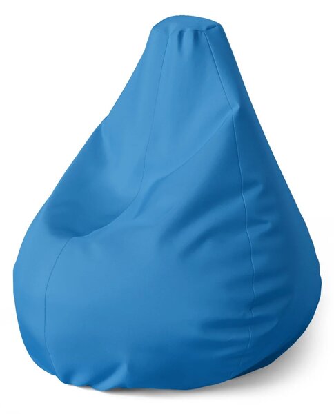 Sablio Sedací vak Pear Modrá - 70 x 95 x 15 cm