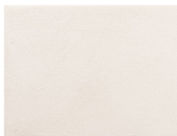 Posteľ krémová biela buklé čalúnenie 160 x 200 cm prešívané čelo lamelový rošt s úložným priestorom moderný štýl spálňa