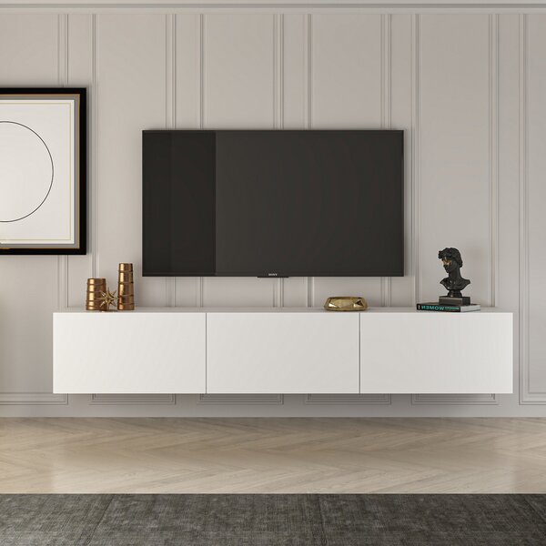 Televízny stolík West White