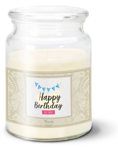 Sablio Sviečka Happy Birthday to you - 500 g