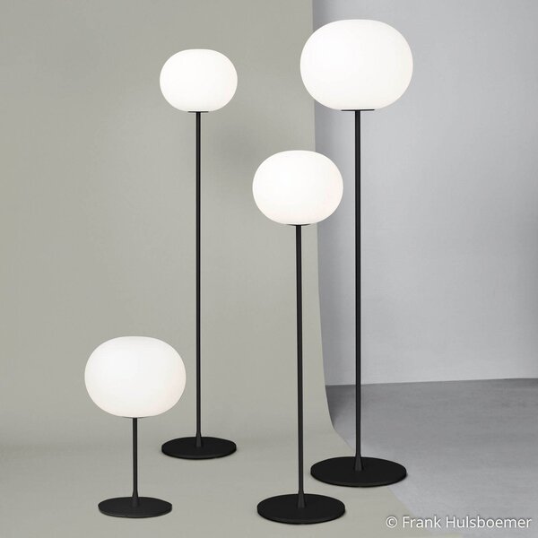 Stolové Lampa FLOS, Glo-Ball T1, stmievateľné, Čierna, Obývacia izba, Sklo, Dizajnový