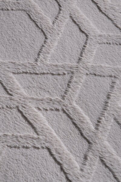 Koberec JACQUARD strieborný