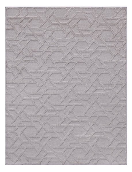 Koberec JACQUARD strieborný