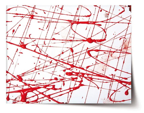 Sablio Plagát Krvavé striekance - 60x40 cm
