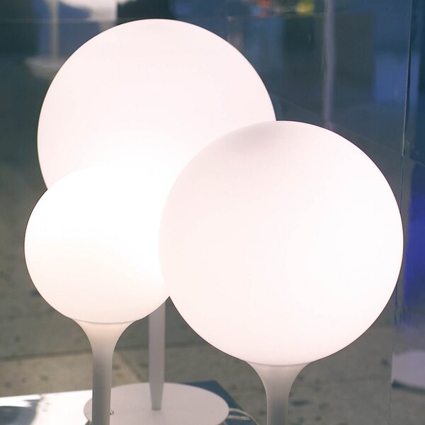 Stolové Lampa Artemide, Castore, stmievateľné, Biela, Obývacia izba, Plast, Dizajnový