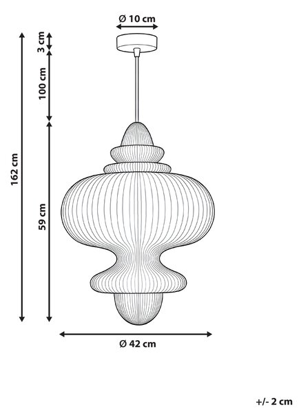 Závesná lampa béžová papierové tienidlo osvetlenie moderný štýl obývacia izba jedáleň