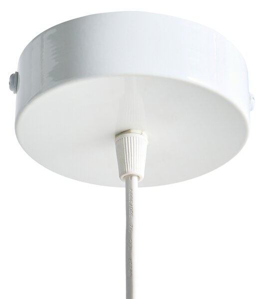 Závesná lampa béžová papierové tienidlo osvetlenie moderný štýl obývacia izba jedáleň
