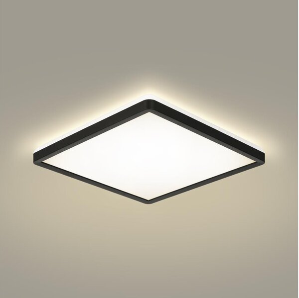 Brilagi - LED Kúpeľňové svietidlo ULTRA SLIM LED/18W/230V 30x30 cm čierna IP54