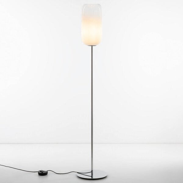 Stojacie Lampa Artemide, Gople, stmievateľné, Biela, Obývacia izba, Sklo, Dizajnový