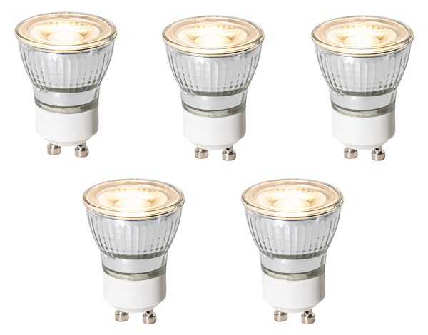 Sada 5 GU10 3-stupňových stmievateľných LED žiaroviek 35 mm 4W 220 lm 3000K