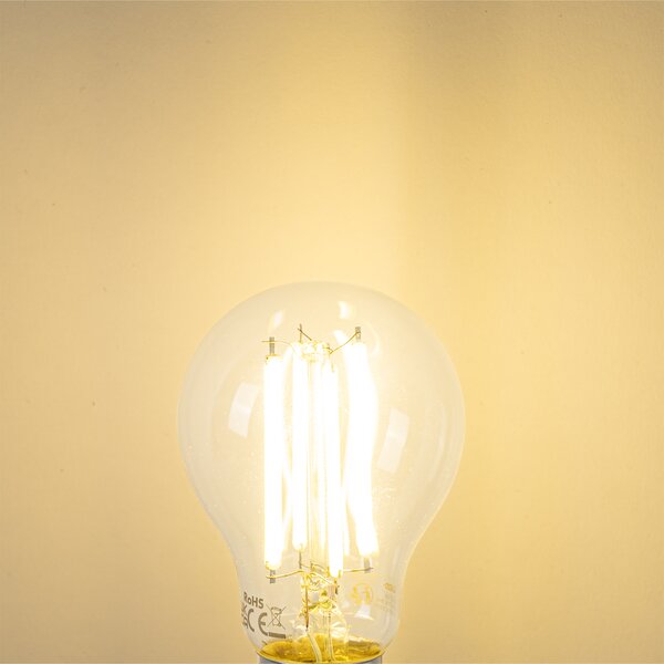 Sada 5 LED žiaroviek E27 A60 číre 3,8 W 806 lm 2700 K